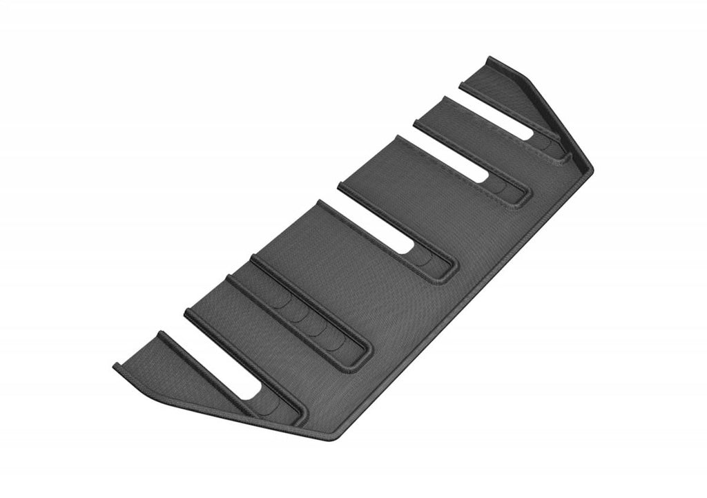 Tesla Model X 3D MAXpider Folding 7-Seats Kagu 3rd Row Floormat, Black, 2017-2020