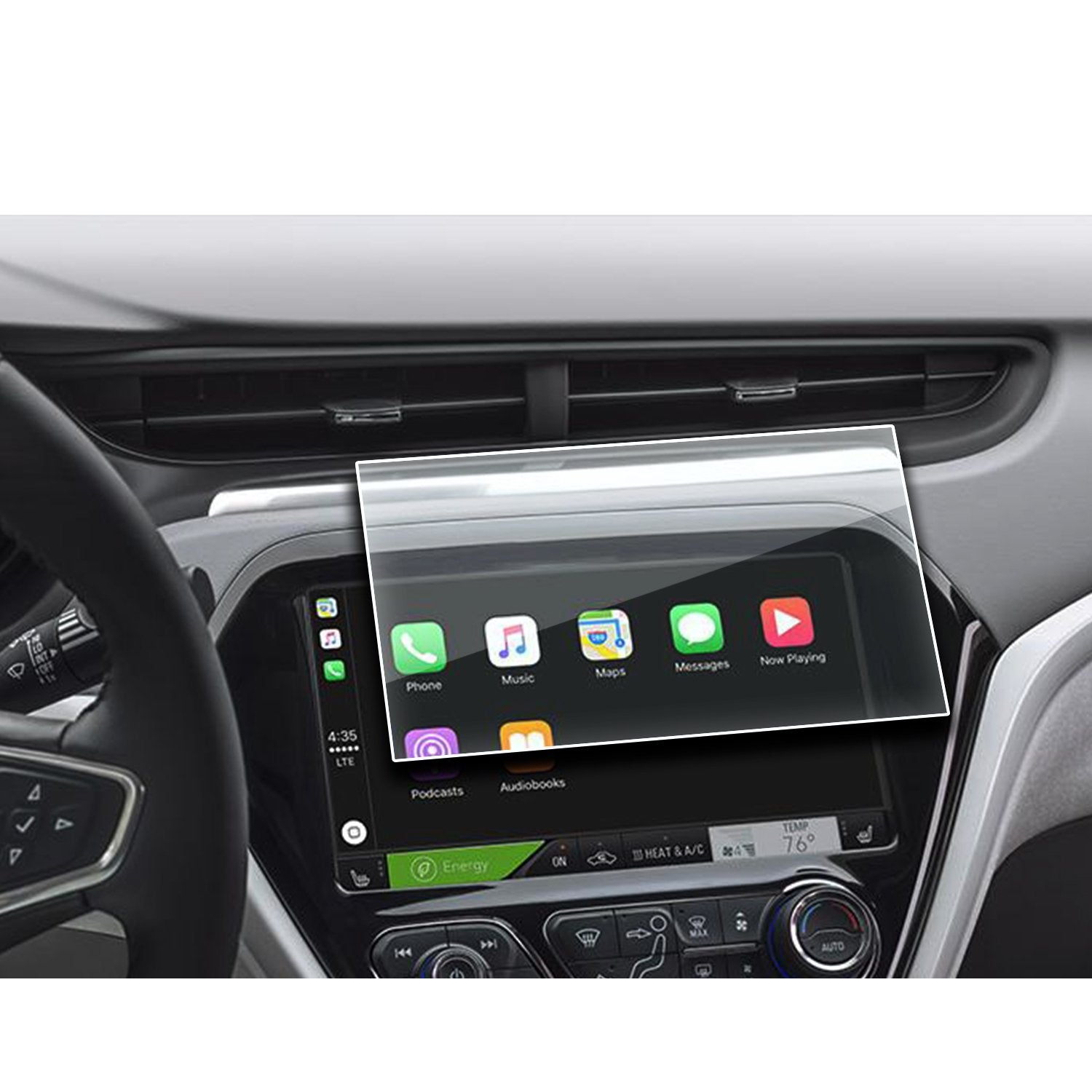 Chevy Bolt EV Screen Protector Center Touch Navigation Tempered Screen Protector, 2017-2023