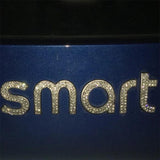 SMART CAR Fortwo Rear Emblem Decal Silver Crystal Bling

