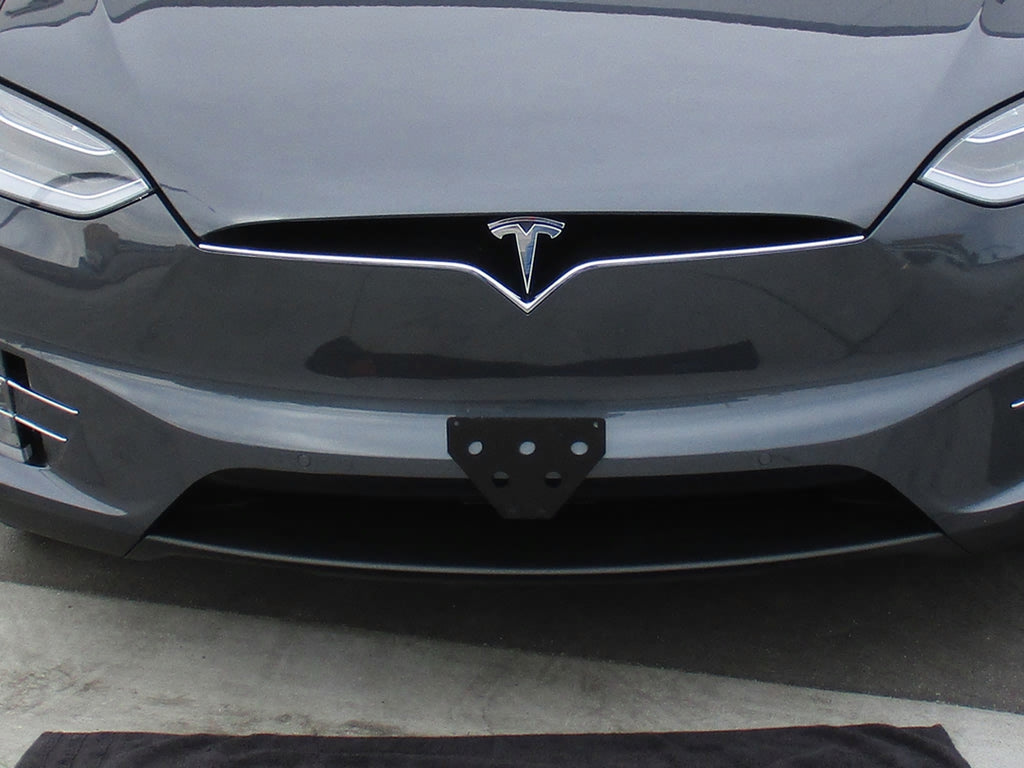 Tesla Model X Sto N Sho Quick-Release Front License Plate Bracket, 2016-2020