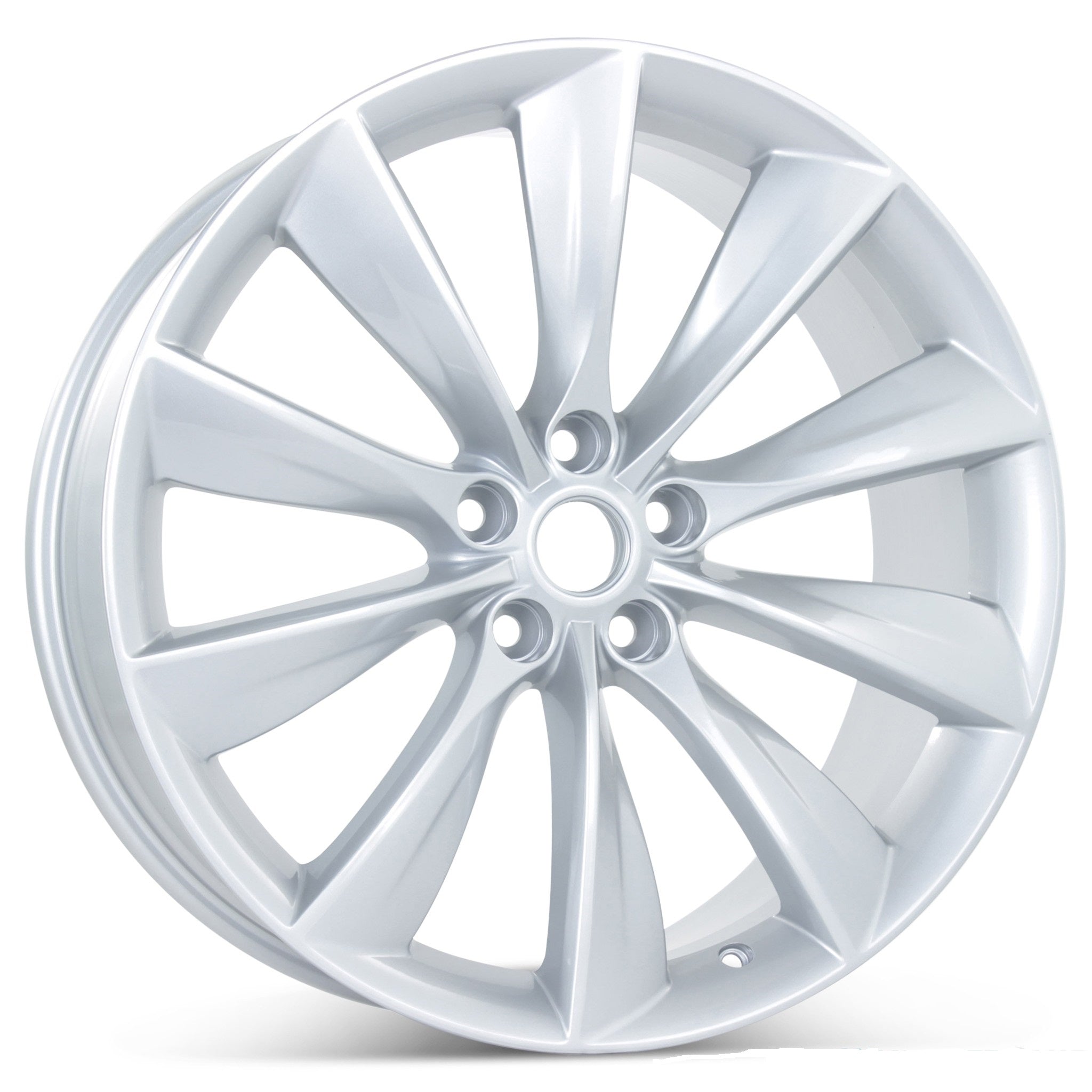 Tesla Model S 21" x 8.5" Front Wheel Silver, 2012-2017
