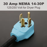 Tesla Model S, 3, X, Y NEMA 14-30P to 14-50R EV Charger Adapter Cord, 30 Amp Dryer to 50 Amp EV for Level 2 Charging