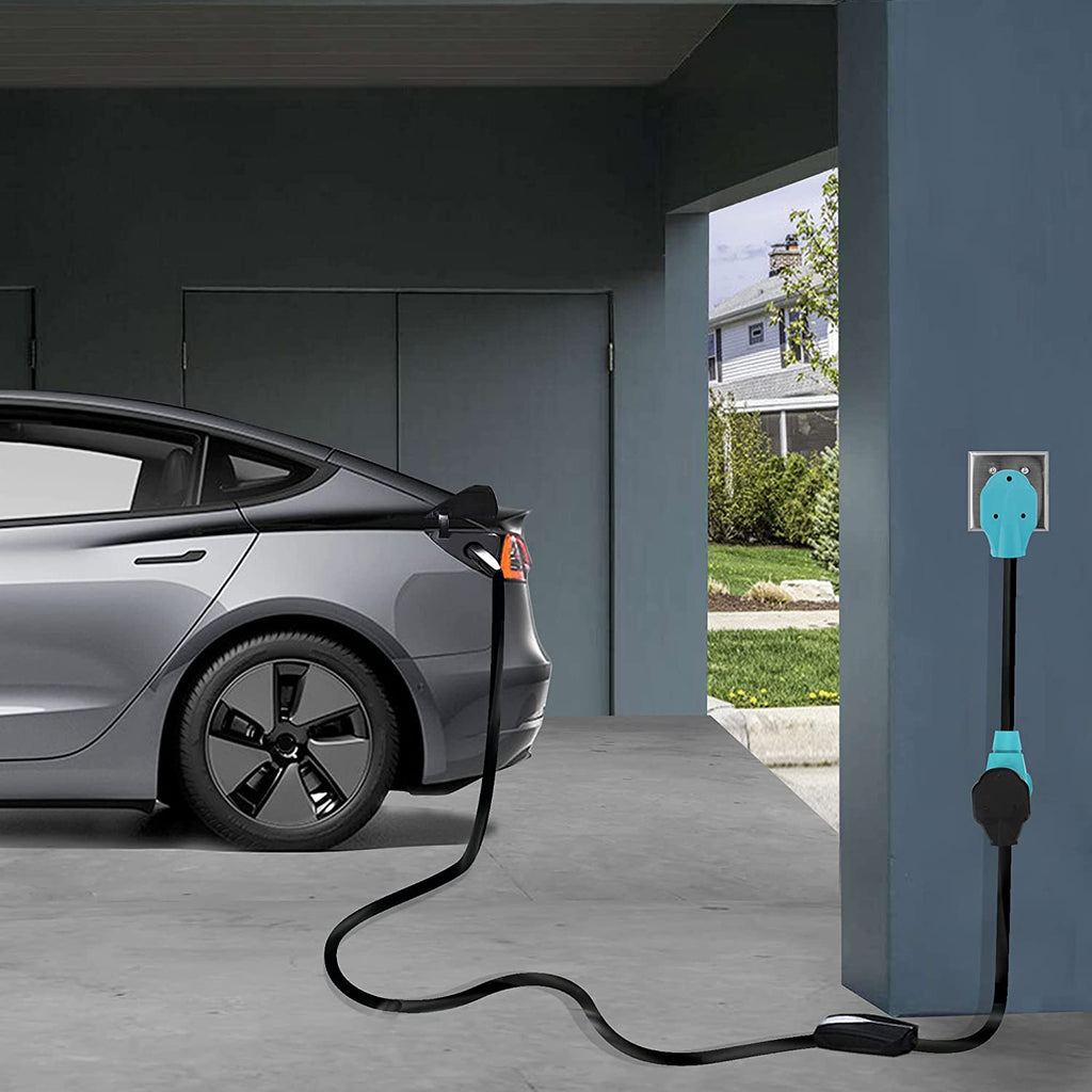 Tesla Model S, 3, X, Y NEMA 14-30P to 14-50R EV Charger Adapter Cord, 30 Amp Dryer to 50 Amp
