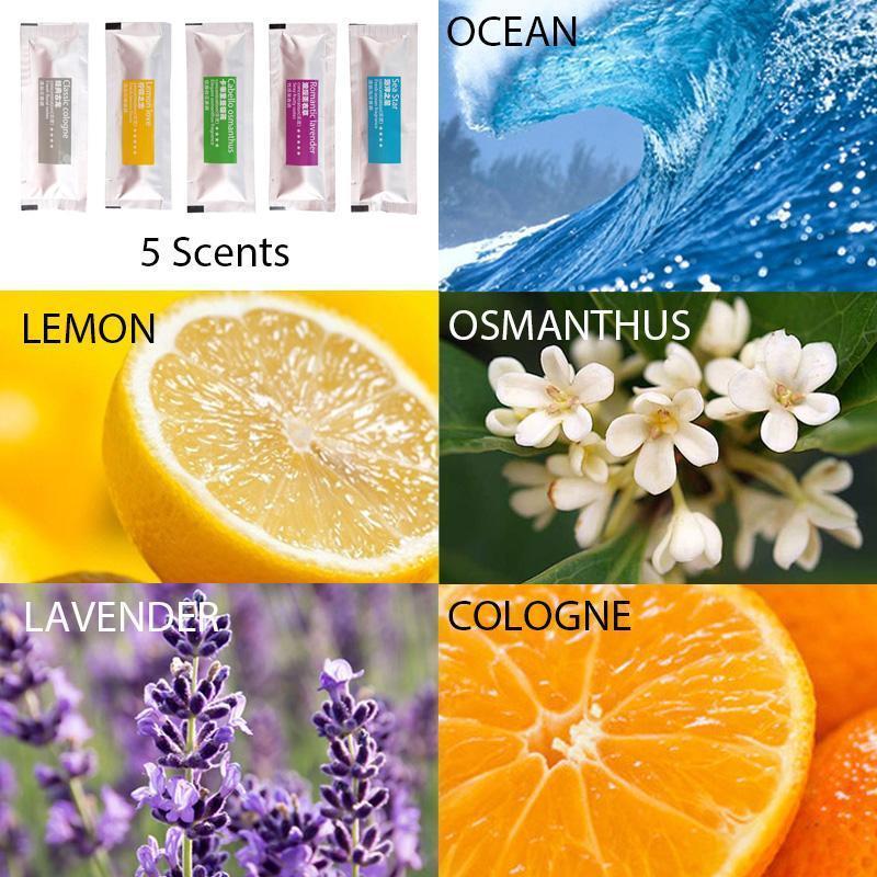 Smart Car Fortwo Vent Clip Air Freshener, 5 Scents Sticks, Black Aluminum