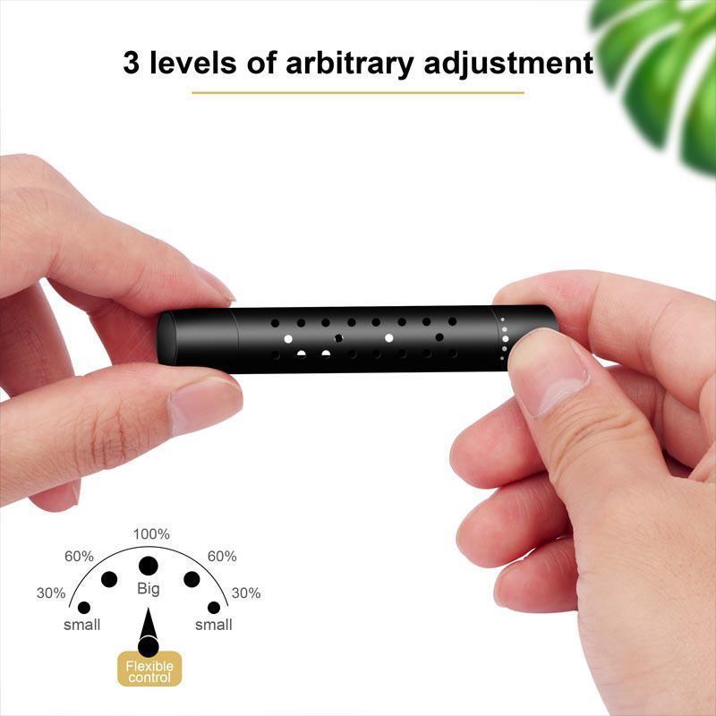 Smart Car Fortwo Vent Clip Air Freshener, 5 Scents Sticks, Black Aluminum