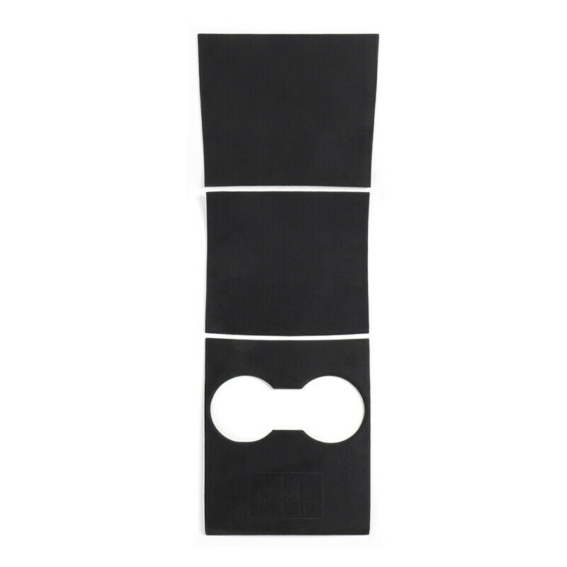 Tesla Model 3, Y Alcantara Dark Grey Suede ABS Center Console Cover Kit, 2017-2020