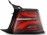 Tesla Model Y AlphaRex PRO-Series LED Taillights Red Smoke w/Seq Sig, 2020-2022