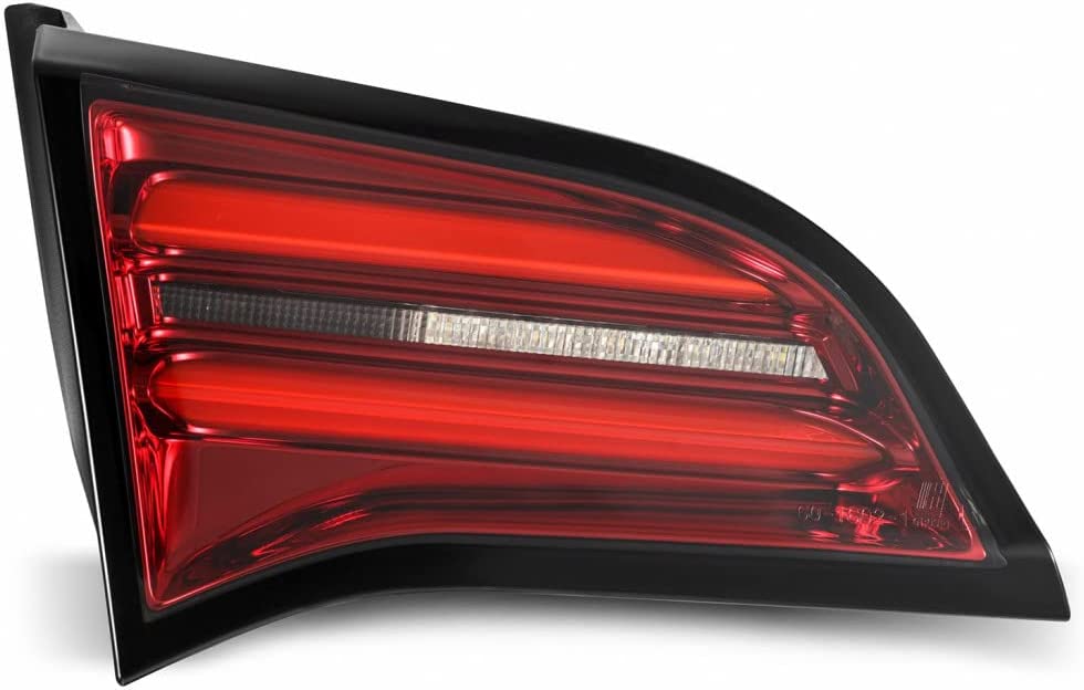 Tesla Model Y AlphaRex PRO-Series LED Taillights Red Smoke w/Seq Sig, 2020-2022