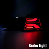 Tesla Model Y AlphaRex PRO-Series LED Taillights Red Smoke w/Seq Sig, 2020-2022