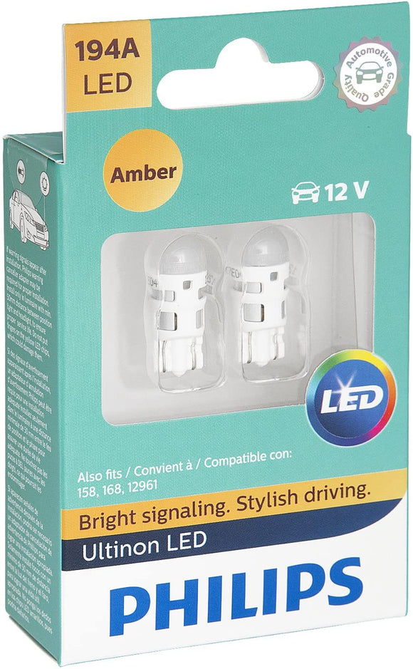 Chevy Bolt EV LED License Light Bulbs, Amber, Pair, 2017-2021