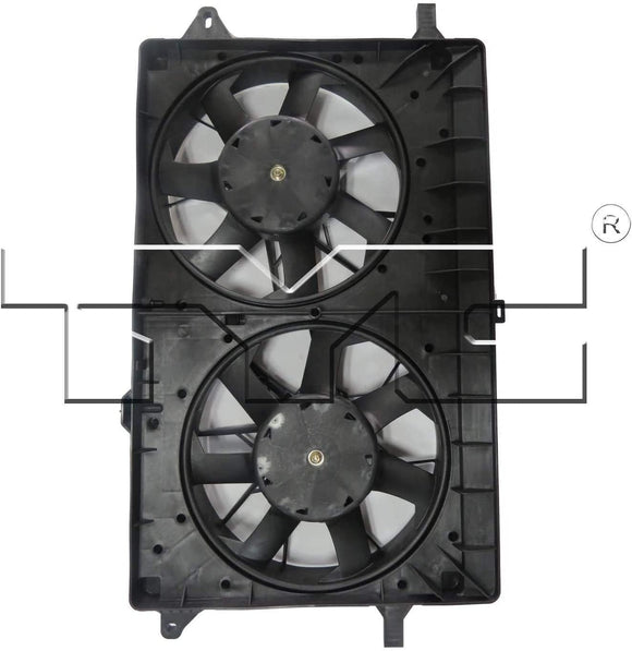 Chevy Volt Dual Radiator and Condenser Fan Assembly, 2011-2015