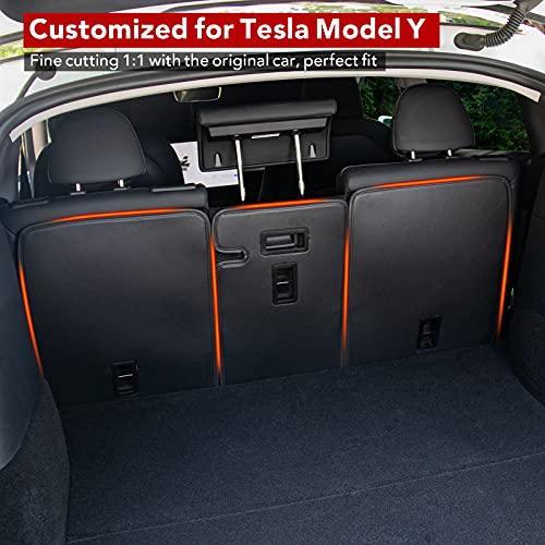 Tesla Model Y Rear 2nd Row Seatback Protectors, Anti-Kick, 2020-2024