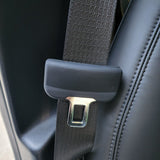 Tesla Model 3, Y Seatbelt Buckle Protective Silicone Covers, Black, 2017-2022