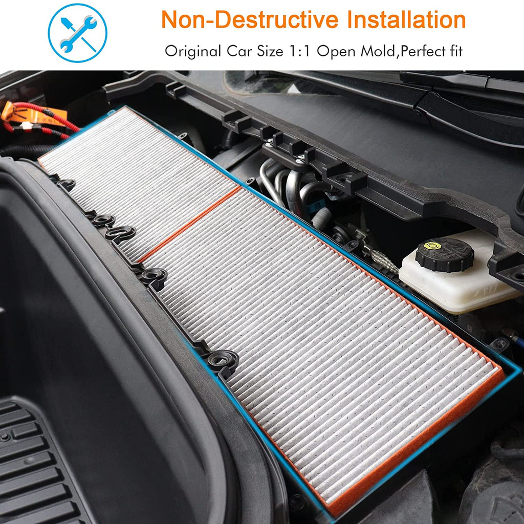 Tesla Model Y Biochemical Defense HEPA Cabin Air Filters, Activated Carbon, 2021-2025