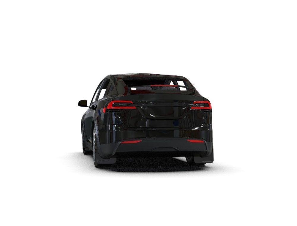 Tesla Model X Rally Tesla Model X Mud Flap Set, Rally Armor Blue Logo, 2022-2023 – EV Parts ...