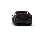Tesla Model X Mud Flap Set, Rally Armor Blue Logo, 2022-2023