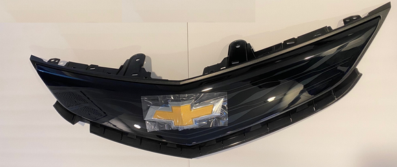 Chevy Bolt EV Front Upper Grille Assembly, Black, GM 42497949, 2017-2021
