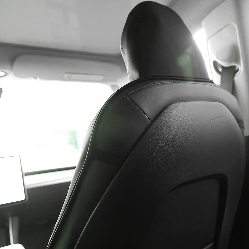 Tesla Model 3 Front Neoprene Seat Cover Protector, Black, 2017-2022