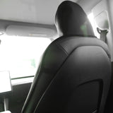 Tesla Model 3 Front Neoprene Seat Cover Protector, Black, 2017-2022