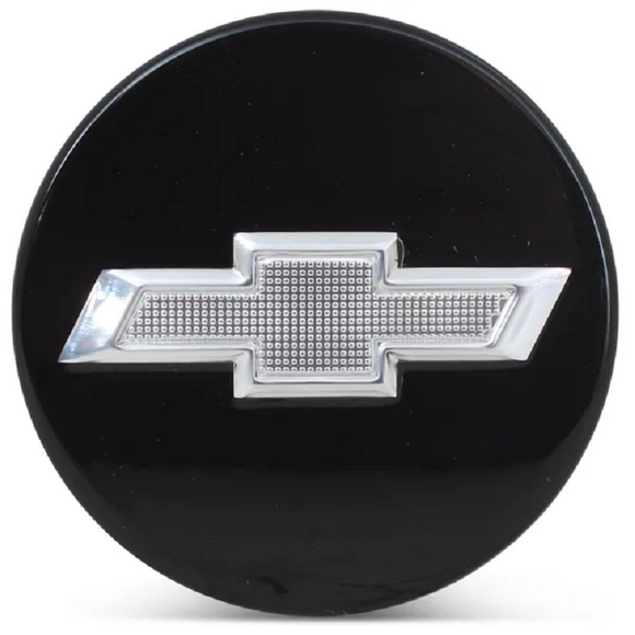 Chevy Volt OE Genuine Center Cap Black W/ Chrome Logo, 2012-2015