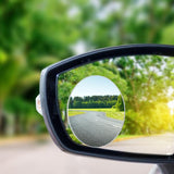 Fiat 500E Convex Rearview Mirror 360 Degree Wide Angle Round Convex Mirror Blind Spot Mirror