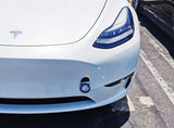 Tesla Model 3, Y Front Tow Hook T6 Lightweight Aluminum, Blue