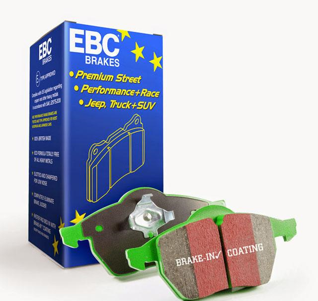 Chevy Volt EBC Brakes Greenstuff Street Sport Front Disc Brake Pad Set , 2016-2019