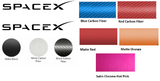 Tesla SpaceX Vinyl Decals, Many Colors