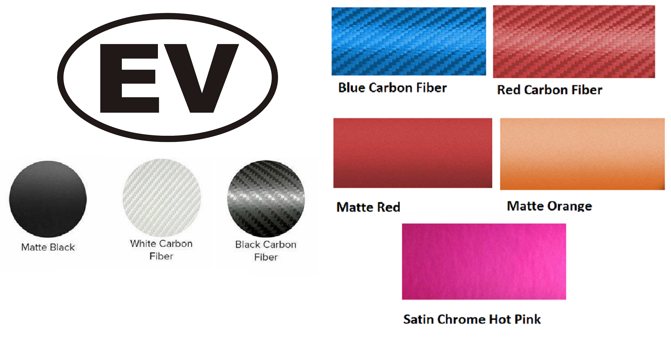 EV Electric Vehicle Vinyl Decal, Tesla, Chevy Bolt, Chevy Volt, Smart Car, Fiat 500E, Jaguar I-Pace