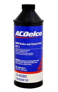 Chevy Volt ACDelco DOT 3 Brake Fluid, 16 oz.