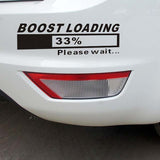 Boost Loading Car Decal Sticker, Tesla