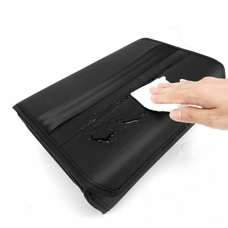 Tesla Model Y Under Seat Storage Box Organizer, Black PU Leather, 2020-2021