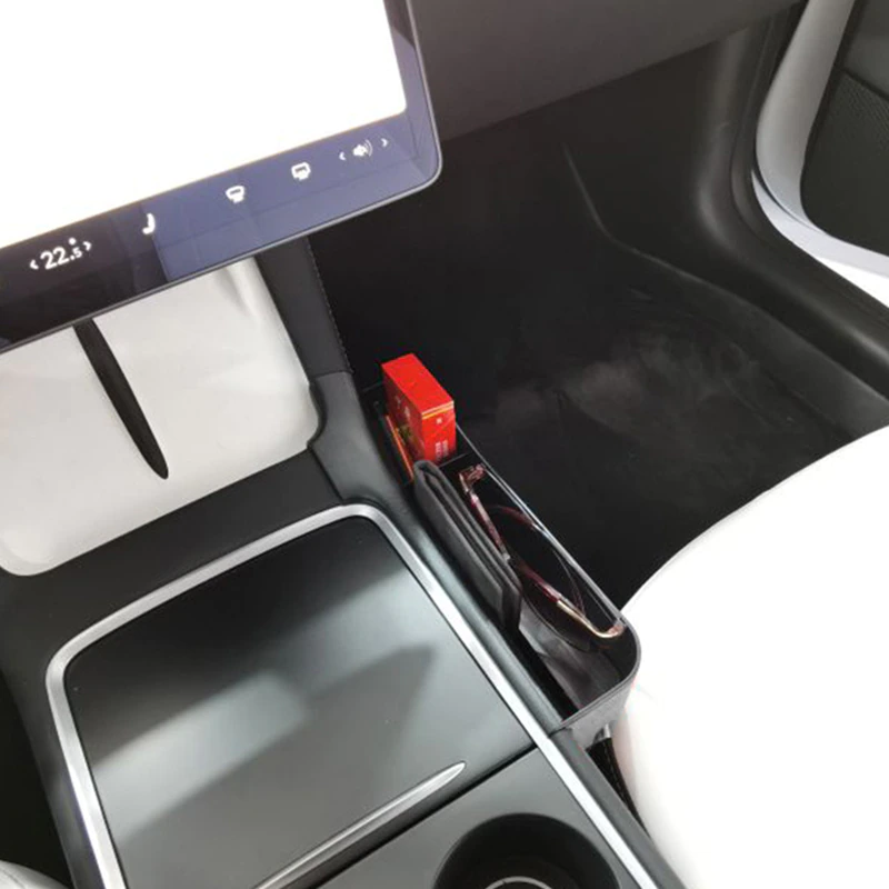 2021 Tesla Model 3, Y Center Console Side Organizer Storage Box, 2021