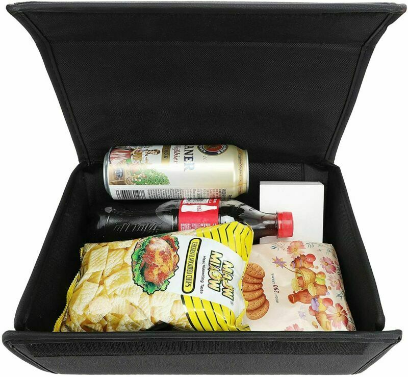 Tesla Model Y Under Seat Storage Box Organizer, Black PU Leather, 2020-2021