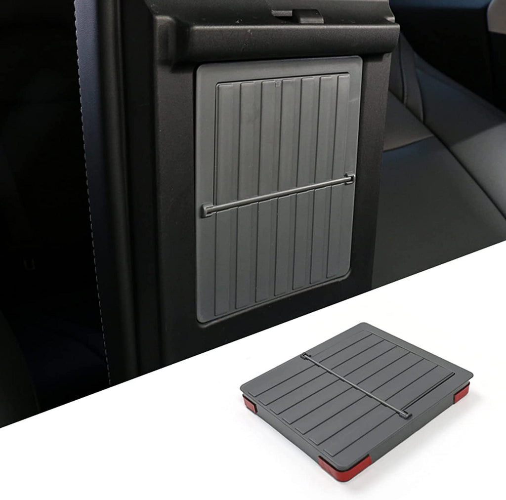 Tesla Model 3, Y, Center Console Organizer Armrest Hidden Storage Box, Black