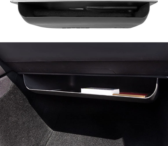 Tesla Model 3, Y Under Glove Box Storage Tray W/ Flocking
