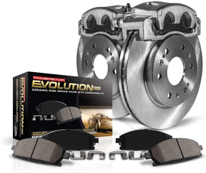 Chevy Bolt EV Power Stop Autospecialty Front Brake Kit w/ Calipers, 2017-2021