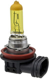 Fiat 500E Hella Optilux H11 55W XY Extreme Yellow Headlight Bulbs (Pair), 2013-2017