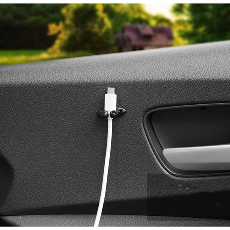 Jaguar I-Pace Cable Organizer Clips, Set of 8, Cell Phone, USB, AUX