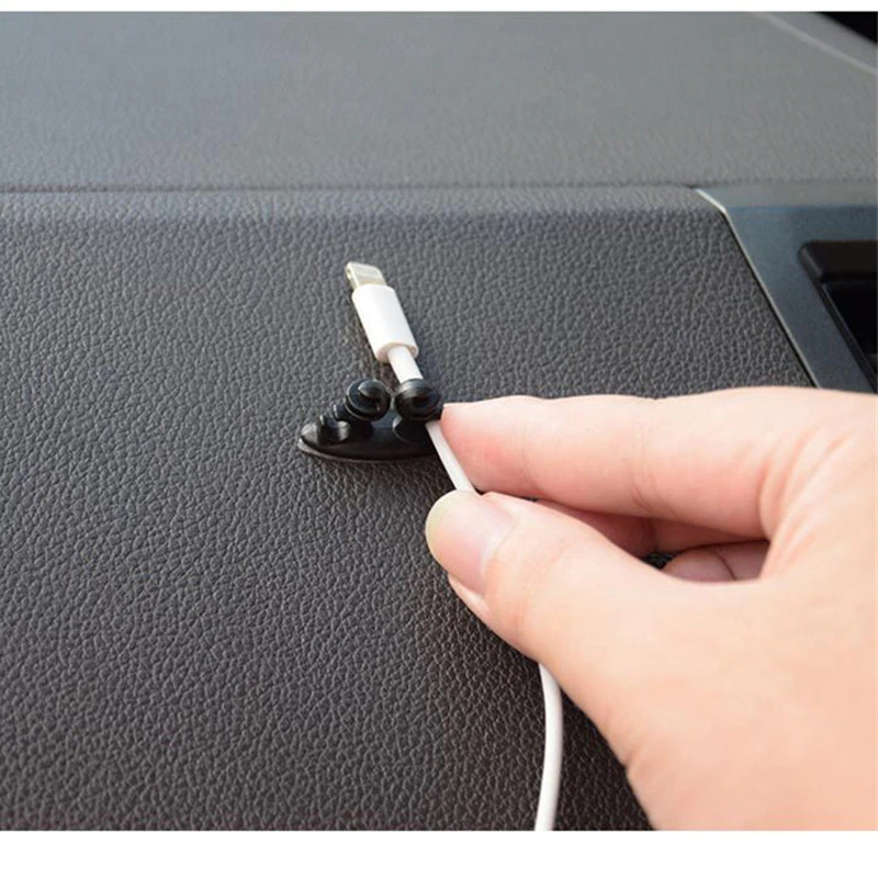 Chevy Bolt EV, EUV Cable Organizer Clips, Set of 8, Cell Phone, USB, AUX