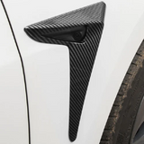 Tesla Model 3 Side Camera, Turn Signal Trim Covers, Carbon Fiber, 2017-2021