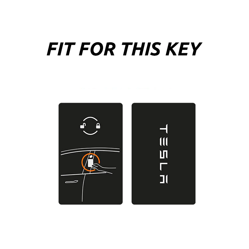 Tesla Model 3, Y Plastic Card Protector, Holder, Clear