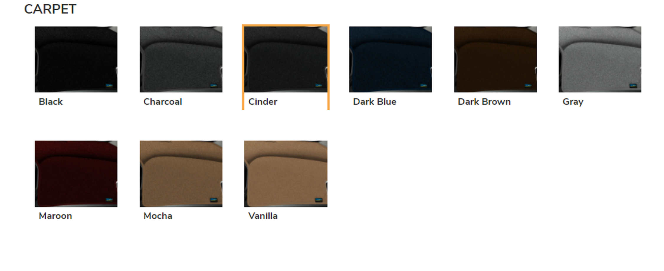 Tesla Model Y Dash Cover Mat, Poly Carpet, 2020-2024