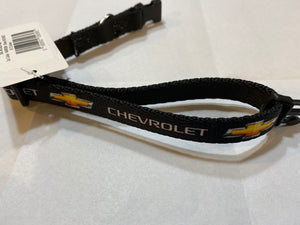 Chevy Volt Cat Collar Breakaway, Chevy Gold Bowtie W/ Logo, Black
