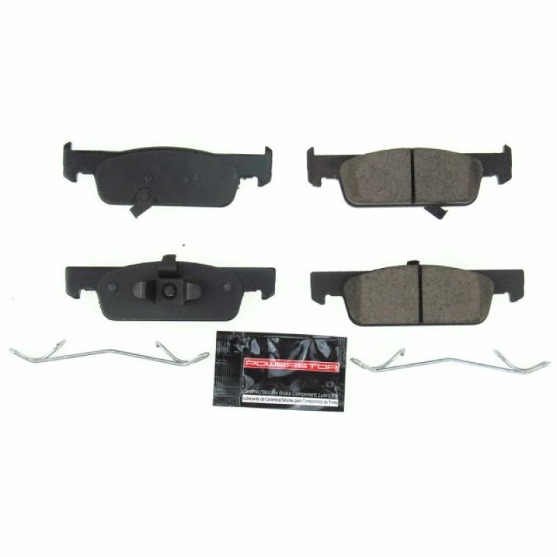 Smart Car Fortwo Power Stop Front Z23 Evolution Sport Brake Pads w/Hardware, Ceramic, 2016-2019