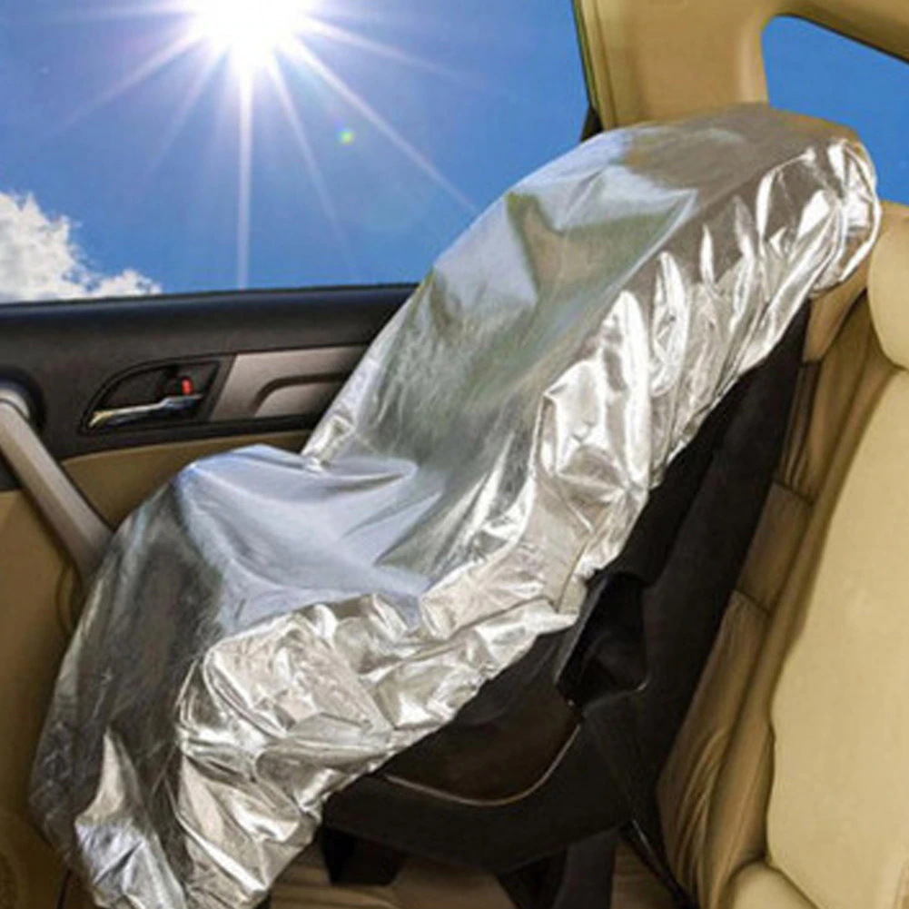 	Chevy Volt Child Car Seat Sun Shade Cover, Aluminum Film Sunshade Dust UV Protector