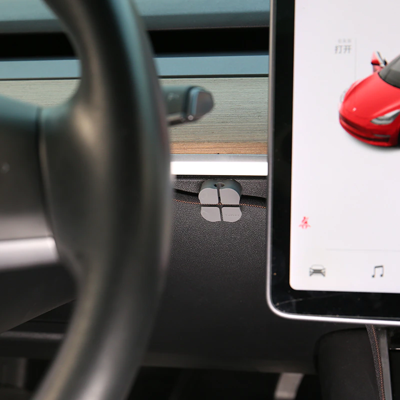 Tesla Model S, 3, X, Y, 4Pcs Charging Cable Data Cable Organizer Cable Storage Clamp Set, 4-Piece