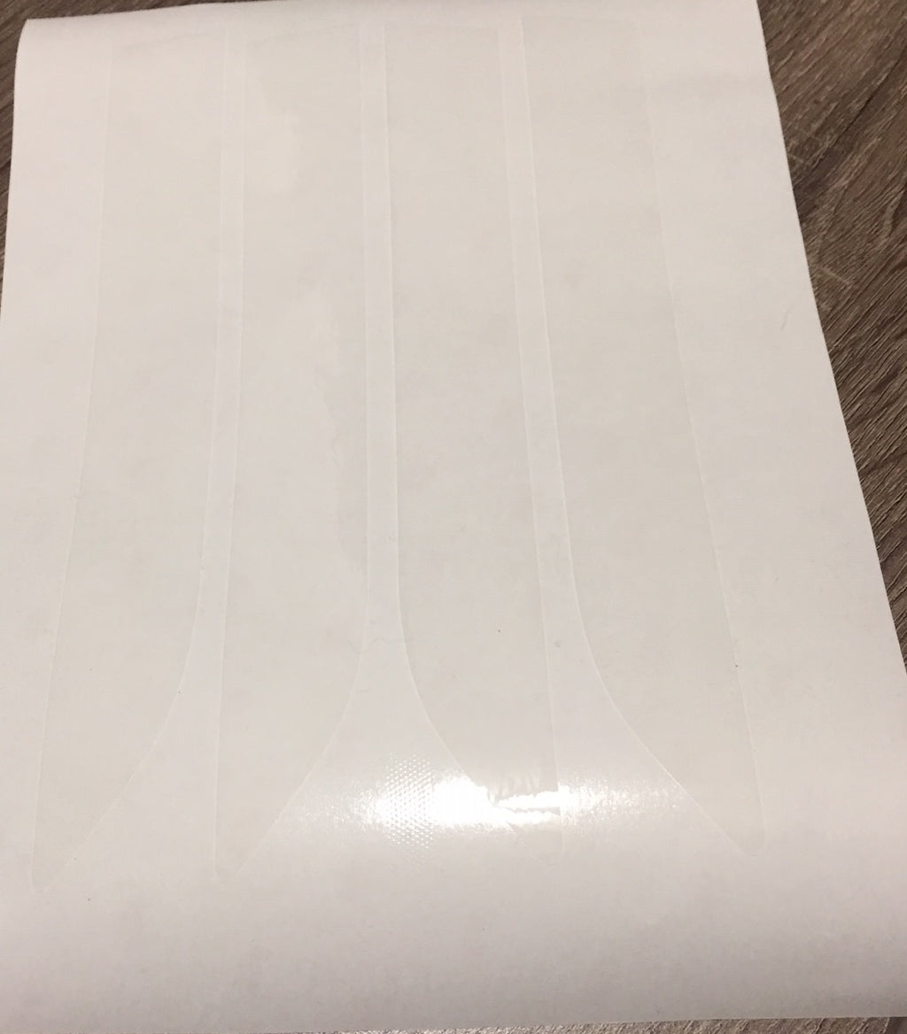 Tesla Model X Door Handle Protection Clear Decal Wrap, 4pc Set