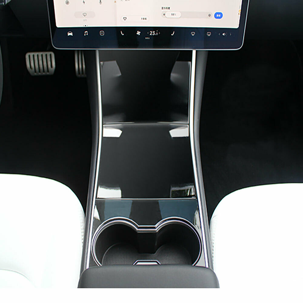 Tesla Model 3, Y Center Console Clear Vinyl Wrap, 2017-2020
