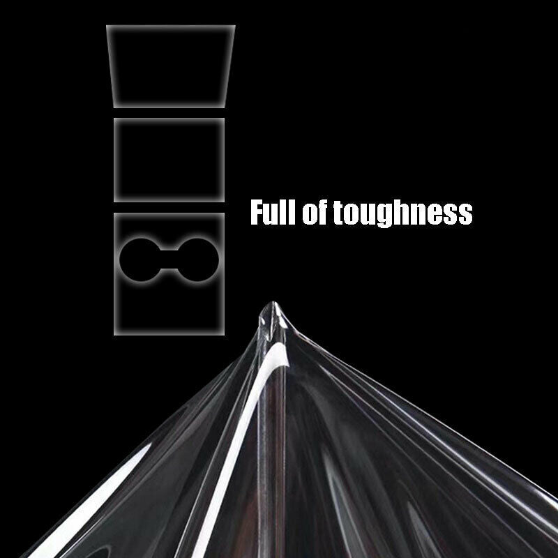 Tesla Model 3, Y Center Console Clear TPU Vinyl Wrap Kit, 2017-2020